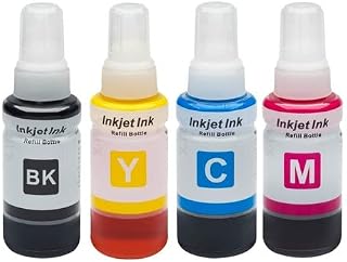 Kit 4 Cores Refil De Tinta X-full T664 664 Preto Tricolor L100 L110 L200 L210