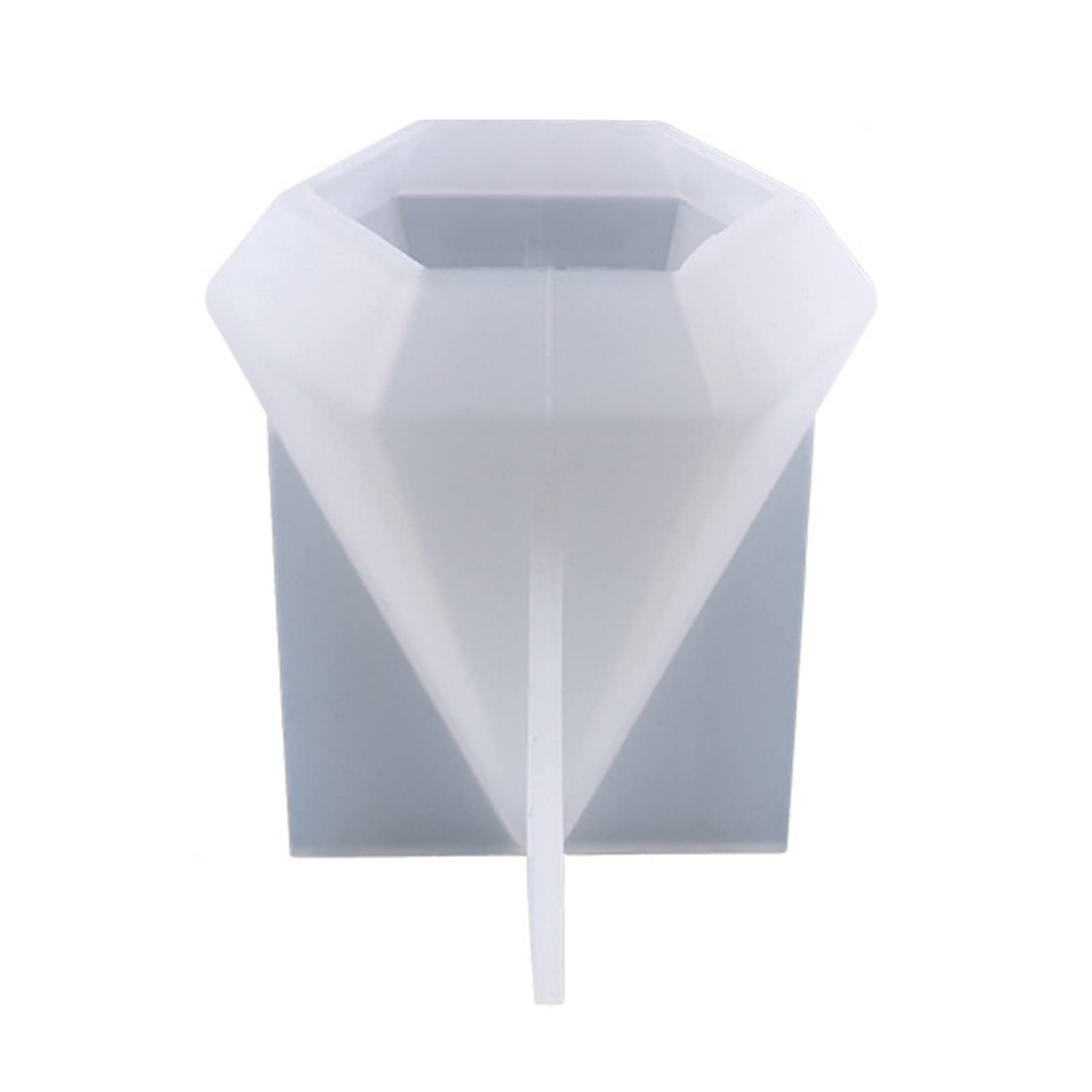 oringnat 8 Styles Hexagonal Cone Epoxy Resin Mold Pyramid Silicone Casting Mold for Making Jewelry Holder Handmade