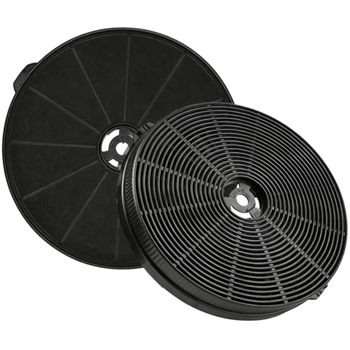 GIONAR 2 PCS Filtre Charbon Hotte, 175x25 mm Filtre a Charbon pour Hotte Aspirante, Compatible avec Multiples Marques et Modèles Par exemple pour Cosmo...