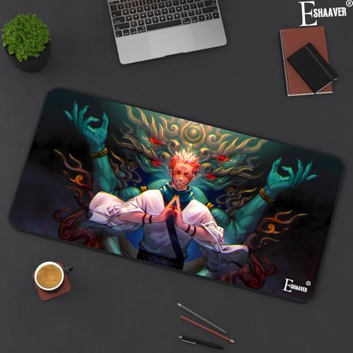 Image of Anime fearturing Large Gaming Mouse Pad, Extended Desktop Mat, 58 x 28 cm (DS 5)