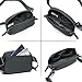 Belt Bag for Women Two-Way Zipper Fanny Pack Crossbody Bags for Women Fashion Waist Packs Cross Body Fanny Pack with Adjustable Strap Gifts for Teen Girls (Dark Grey)