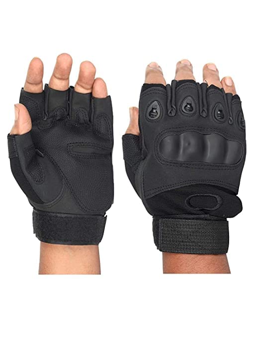 KETKAR Tactical Fingerless Cycling Gloves Nonslip Half Finger Hands