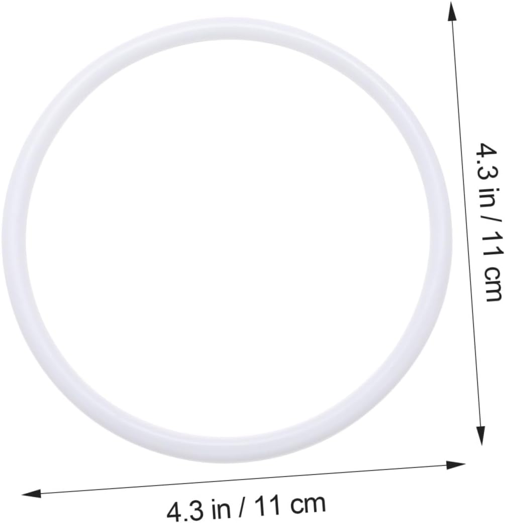 Ciieeo 3sets Create Your Own Dreamcatcher 11cm Plastic Hoop Circle Kit 20pcs*3