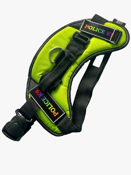 Pet Club51 Training Dog K9 Harness for XXL Dog Parrot Green