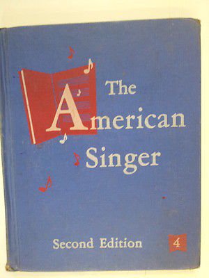 THE AMERICAN SINGER second Edition Bk 4 B01BJVLJPI Book Cover