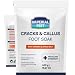 Imperial Feet Epsom Salt Foot Soak (PEDICURE GRADE)-Cracked Heels, Thick Calluses, Soften Hard Skin, Rough Feet & for Deeply Hydrates Dry Cracked Skin Foot Soak Salts with Turmeric 16oz (Orange Detox)