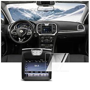 BIXUAN Car Navigation Screen Protector Foil for 2011-2016 2017 2018 Chrysler 300 300C 300S 200 200C 200S Uconnect 8.4-inch GPS Display Screen Tempered Glass Protective Film Chrysler 300 Accessories