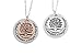 Family Tree Personalized Names Necklace – DII ABC - Grandmother Mom Gift - Handstamped Handmade Jewelry – 1 1/8, 3/4 Inch 29MM, 19MM Discs – Custom Names - Fast 1 Day Shipping