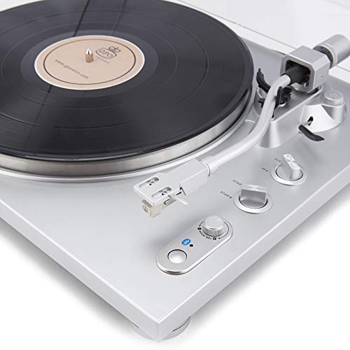 GPO PR 100 Turntable Bluetooth Built in Pre Amp Audio Technica Cartridge (33/45) – Silver - Les Beatles, Paul McCartney, John Lennon, RIngo Starr, George Harrison GPO PR 100 Turntable Bluetooth Built in Pre Amp Audio Technica Cartridge (33/45) - Silver – Image 4