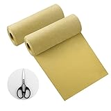 Calidad premium: Cuero Autoadhesivo está hecho de materiales de cuero artificial suave de alta calidad, que es impermeable, a prueba de moho, resistente a la abrasión y resistente a los arañazos, se siente cómodo y tiene buena resistencia.