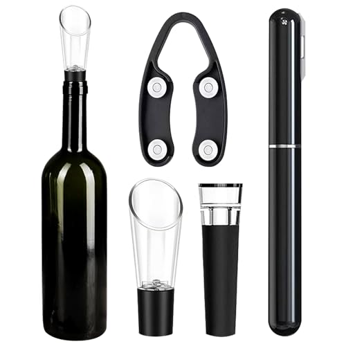 Abrebotellas - Sacacorchos de Viaje | Abrebotellas de Bomba para Vino y Sacacorchos | Para Uso En Hogar, Bar, Cocina, Restaurante, Boda, Fiesta, Barman Y Apartamento