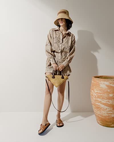 Sensi Studio, Triangle Straw Handbag, OS — view 2