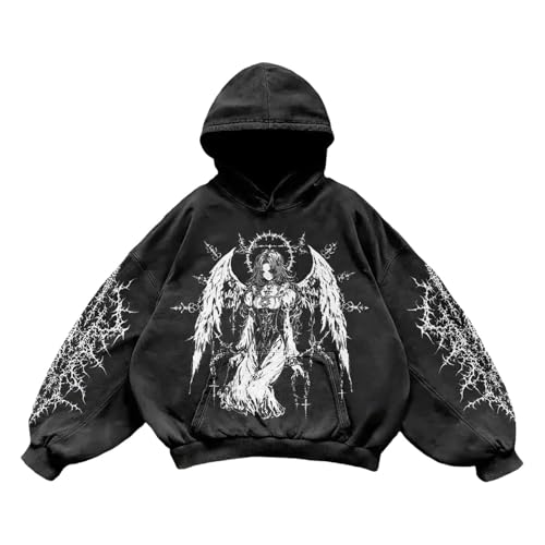 Grandes Tailles Hoodie Fantaisie : Veste à Capuche pour Homme Forte Morphologie