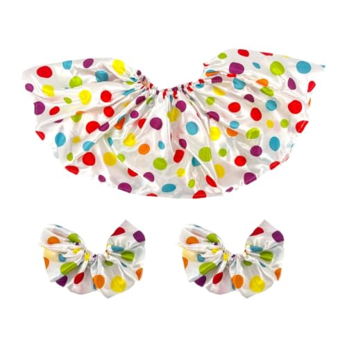 Cuello de Halloween fruncido para solucionar disfraces rápidos con puños extraíbles