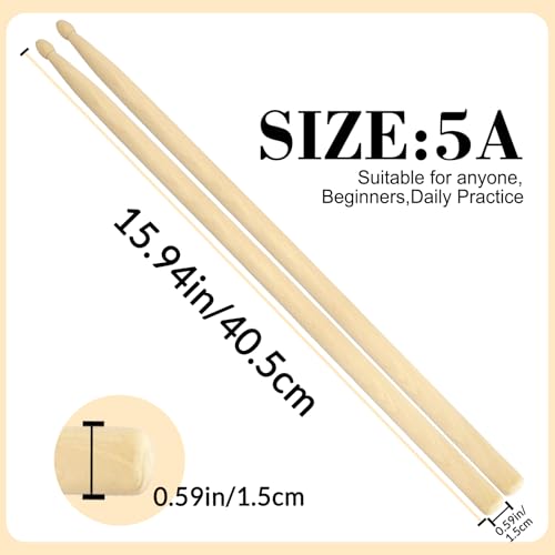 Baquetas personalizadas de madera con grabado láser miniatura 3