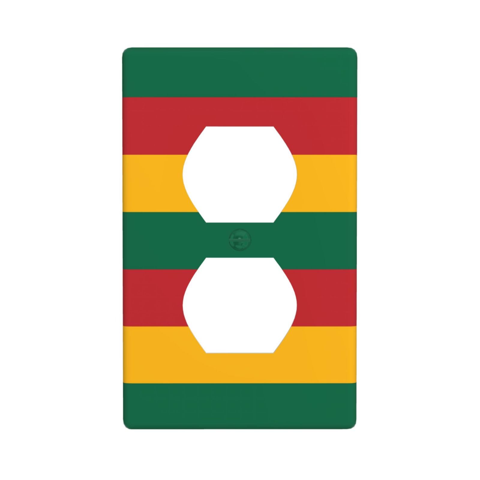 Flag of Lithuania Unbreakable Polycarbonate Switch Plate-1 Gang Screwless Wall Plate for Home Office