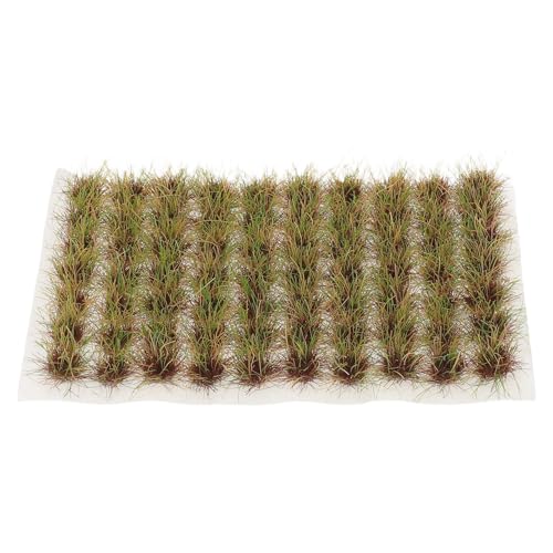 IWOWHERO Touffes D’Herbe Statique Miniatures pour Modélisme Gazon Modèle à Touffes en Résine Couleur Automne Kit Décor Micro-Paysage pour Diorama Ferroviaire et Jardin Féerique