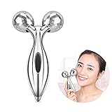 rodillo antena 3d ★ MATERIAAL - 3D Face Massager voor gezichtsbehandeling Gemaakt van verchroomd ABS-polymeer, milieuvriendelijk ABS geen schade aan de huid, veilig en duurzaam.