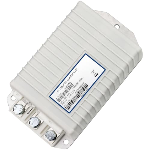 1515-5206 SX DC Speed Motor Controller 48V 250A with MCOR3 Throttle for Curtis Golf Cart Control #103982301 Compatible with Precedent 2014-2019 Club Car for 15155206 1515-5201, White