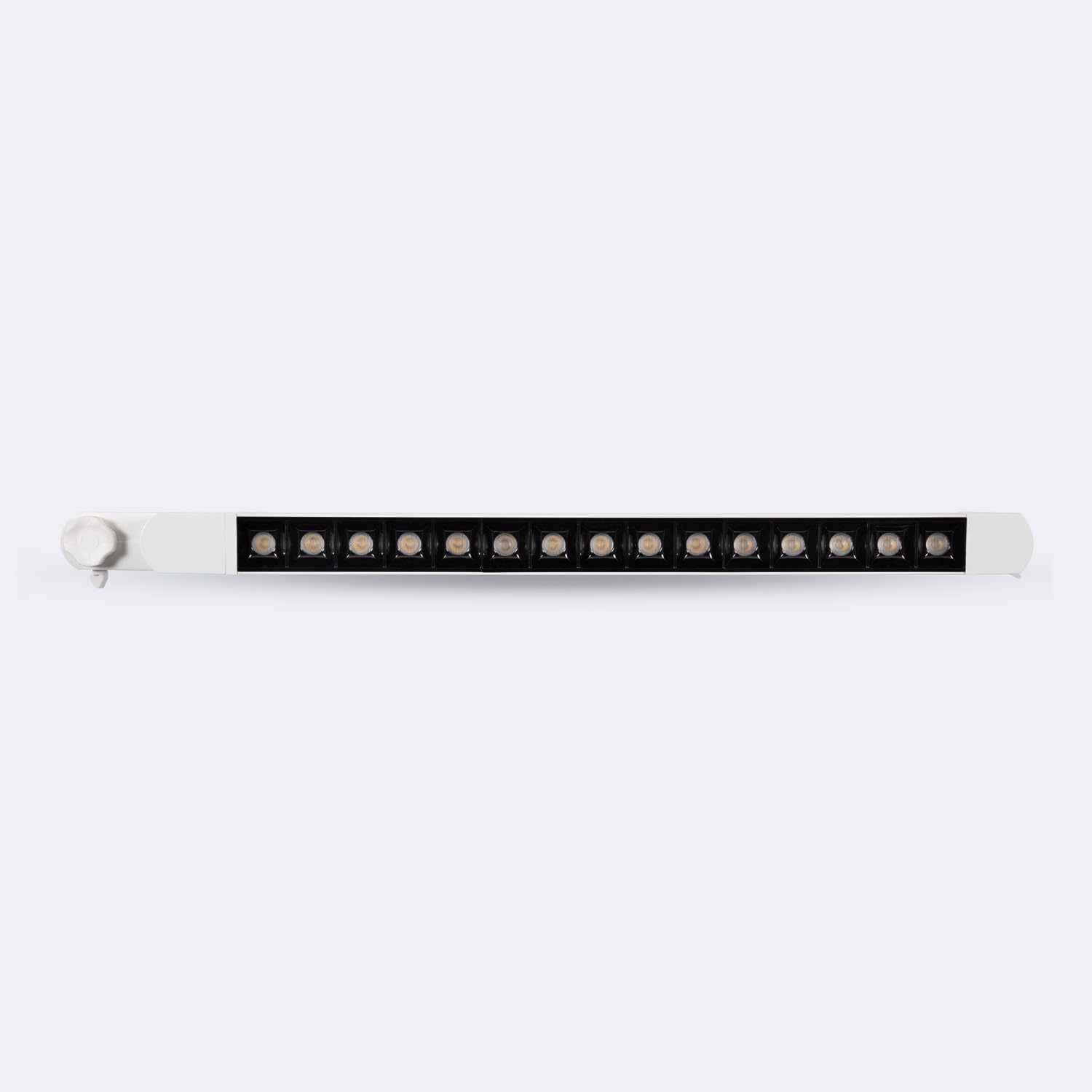 LEDKIA LIGHTING - Foco Carril Lineal LED Trifásico | 15W UGR13 | CRI>90 | Ángulo de Apertura 36º | Rotación 180º | Para Tiendas y Oficinas; Blanco 4000K; Aluminio