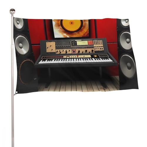 Drapeau extérieur 60x90 cm en polyester 200D robuste pour jardin