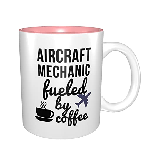 Taza de café mecánica de aviones - regalos de mecánica de aviones - para mecánico de avión - taza de cerámica… - Imagen 3
