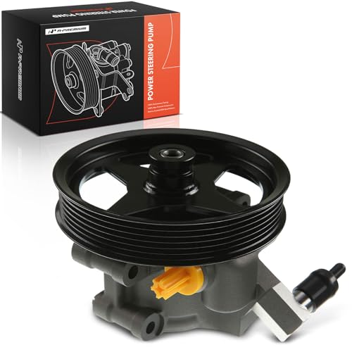 A-Premium Power Steering Pump, with Pulley, Compatible with Ford F-150 1997-2003, F-150 Heritage 2004, F-250 1997-1999, Expedition 2001-2002, Crown Victoria & Mercury Grand Marquis 1999-2002