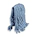 KLEEN HANDLER Heavy Duty Commercial Mop Head Replacement | Wet Industrial Blue Cotton Looped End String Cleaning Mop Head Refill