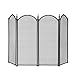 Kratka wentylacyjna Nowoczesny kominek partycji ekran tri-fold with net home kominek drzwi ochronny dekoracji iskra ochronnika .Ekran przestrzenny osłonowy (Size : A)
