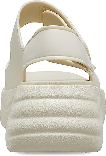 Crocs Women 208183-2Y2 Skyline Sandal, Bone, 36/37 EU : Amazon.sg