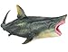 Gemini&Genius Megalodon Shark Toys Sea Monster Ocean Animal Shark Figurine Toy for Kids Birthday Gifts, Cake Topper, Collection and Swimming Pool, Barth, Beach Toys for Kids