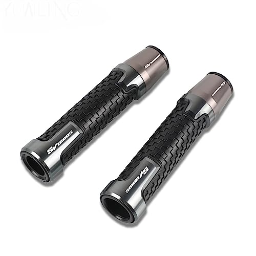 Poignées guidon moto 22mm en aluminium pour réduire les vibrations sur Suzuki SV1000