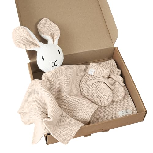 Livella Kuscheltuch „Hase“ mit Söckchen - Reine...
