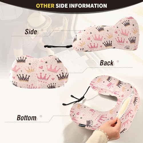 Almohada espuma memoria 26.7x24.1 cm portátil miniatura 5
