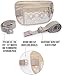 D&D RFID Blocking Money Belt for Travel for Men and Women- Hidden Travel Wallet and Passport Holder - Small Anti Theft Pouch With two adjustable belts for Traveling