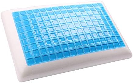 METRON Cool Gel Latex Feel Comfort |Reversible Double-Sided Pillow| Thick | Medium Soft Bounce Orthopedic Support |Cool in Summers & Warm in Winters | Size-24”x16”x5”Inches
