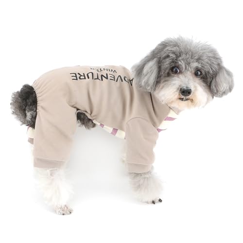 Combinaison patchwork pour chiot idéale pour les soirées d'hiver - 4