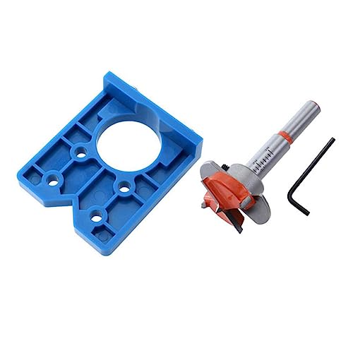Balacoo Hinge Drilling Punch Tools 35mm Hinge Bit Positioner High Precision Woodworking Drill Bit and Practical