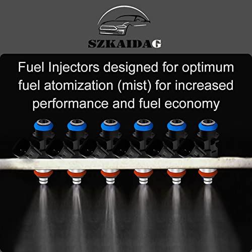 1 Pcs 0280158233 Fuel Injectors Fits For For:-Ram ProMaster, For:-Jeep Grand Cherokee Wrangler, For:-Dodge For:-Chrysler 3.6L V6 2011-2019, 05184085AC 5184085AD