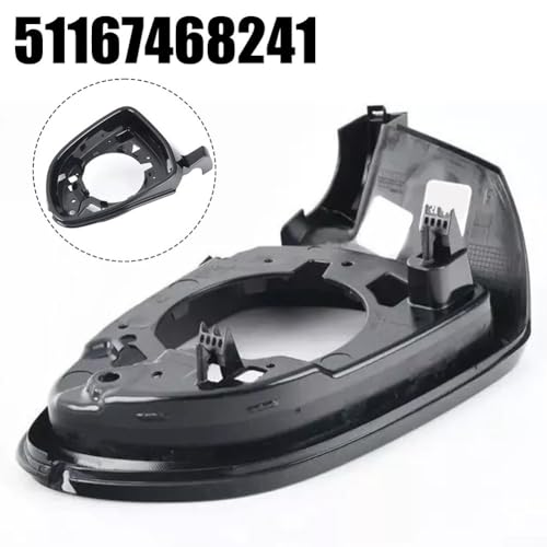 Front Left Mirror Cover, for BMW X3 X4 for x5 X6 for x7 G01 G02 G05 G06 G07, Compatible with 51167468241 Black ABS Replacement for fender Trim - Image 2