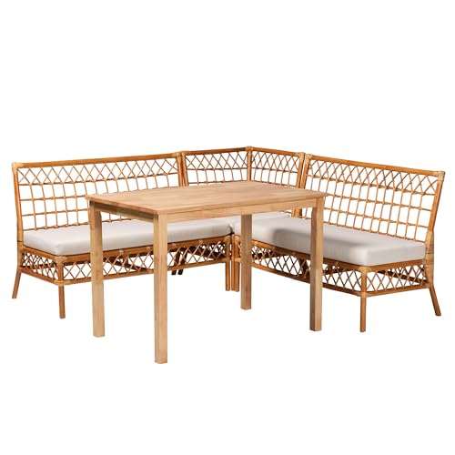Bali & Pari Aina Bohemian Rattan Dining Set