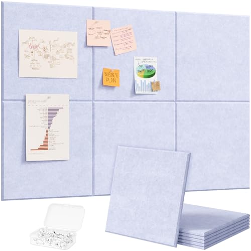 Lifewit Felt Bulletin Board with Self-Adhesive, 36"x 24" - 6 Pack