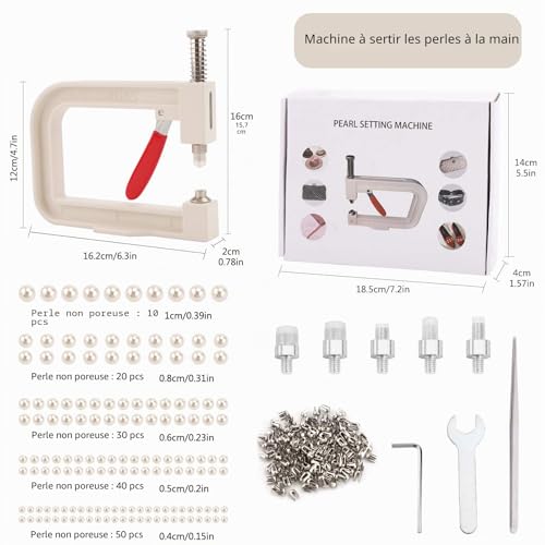 Machine à sertir des perles avec pinces pour réparer et décorer - 3