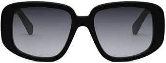 Celine Bold 3 Dots Smoke Gradient Butterfly Ladies Sunglasses CL40299U 01B 55