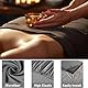 6 Pcs Massageliegen Set - 3-teiliges Mikrofaserbezug Spannbetttuch, Laken, Kopfstützbezug - Vlies Einwegauflagen für Kopfstützen bei Massageliegen Spa Tattoo Salon Vliesstoff (Grau)