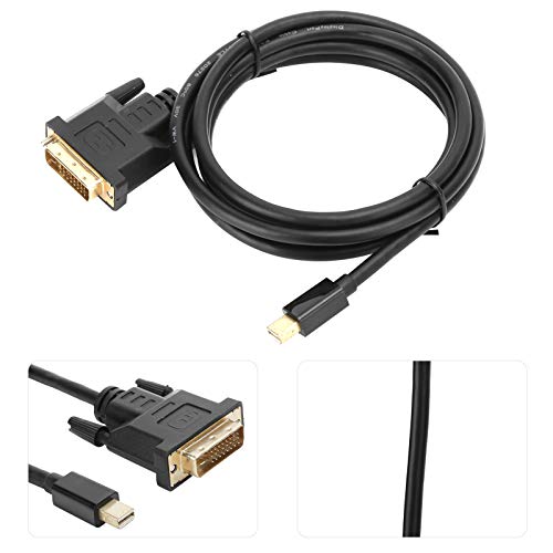 Fishawk Adaptador macho para macho, cabo DisplayPort de cobre para DVI, para projetor de computador,