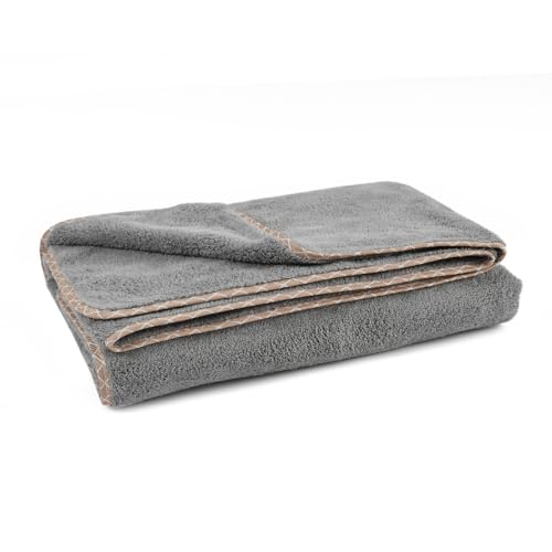 UrbanLeaf Microfiber Large Bath Towel | Quick Dry Super Absorbent - Bath Towel for Men and Women | Grey | Towel for Bath, Travel, Gym, Beach, Pool, an