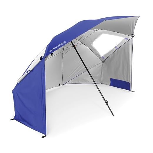 Best material for a market umbrella Sport-Brella SPF 50+ Camping Umbrella