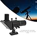 6X30 Finder Scope with 120mm Length 30mm Aperture, Green Film Coating, 90 Degree Viewing Angle, Aluminum Bracket for Astronomy Telescope