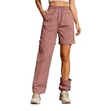 Cargohose Damen Baggy Weites Bein Hose Jogginghose Mit Gummizug Oversized Arbeitshose Mit Multi Taschen Sport Wanderhose Freizeithose Fallschirmhose Sweathose Abnehmbar Hosenbeine Kurz Hosen XL